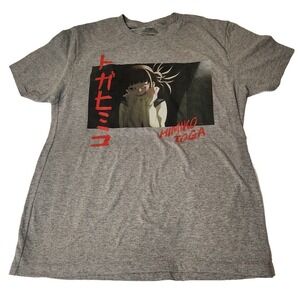 My Hero Academia Himiko Toga Anime Graphic T Shirt Gray Medium